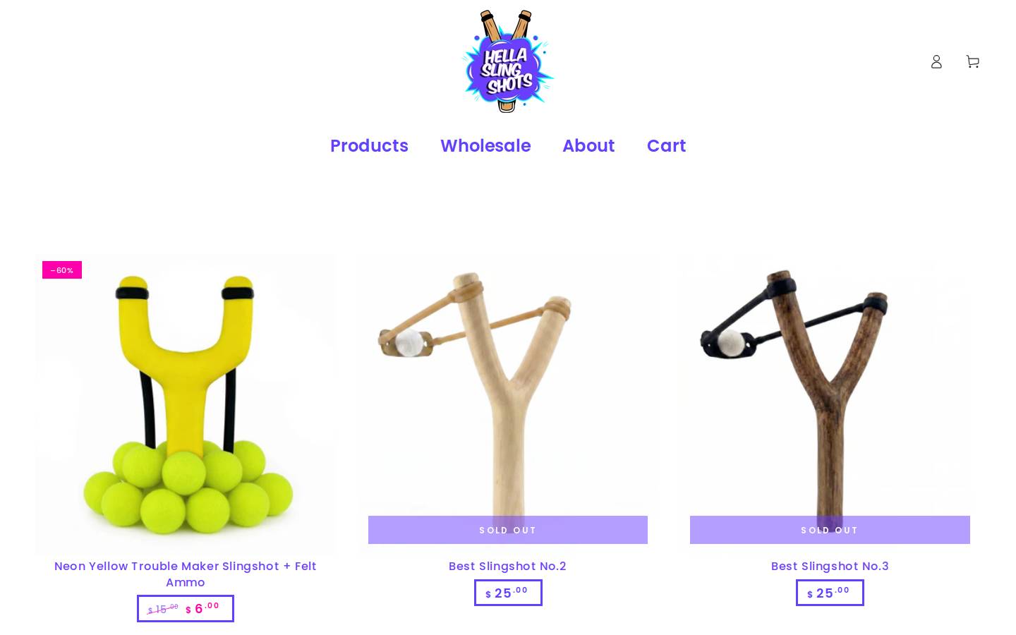 woodenslingshot.com homepage screenshot