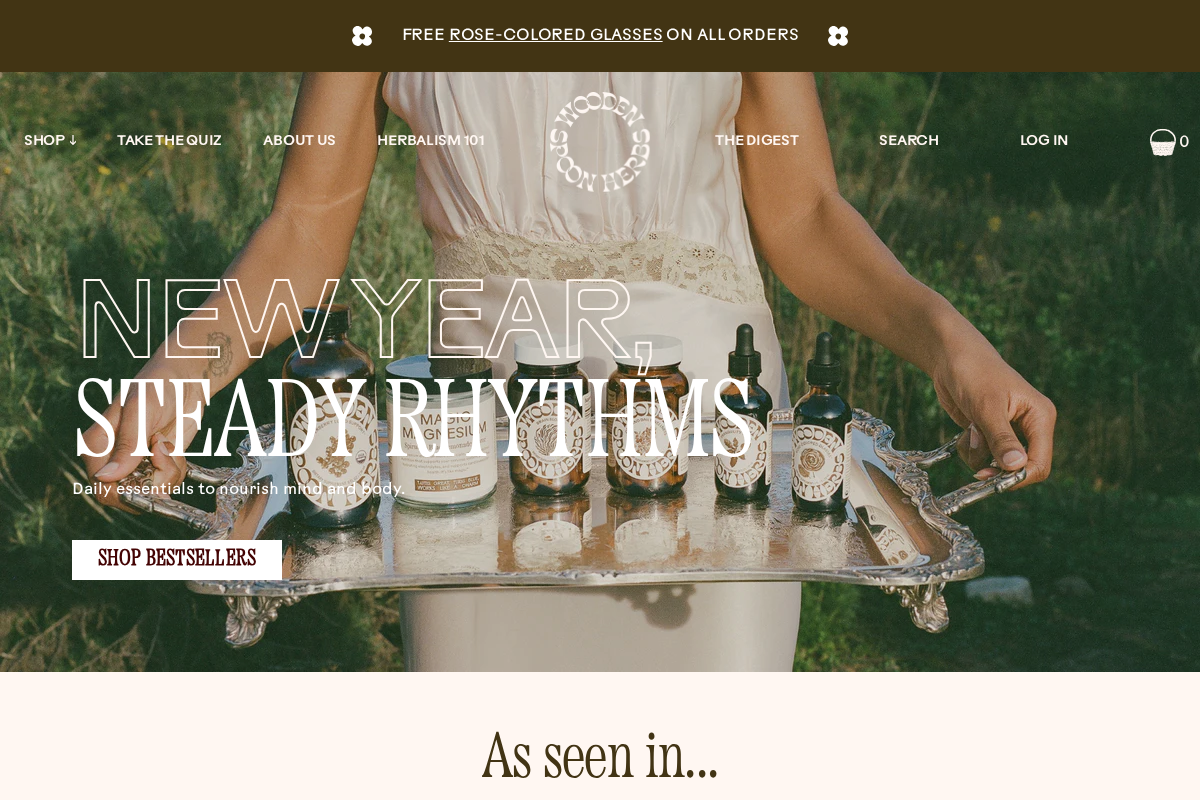 woodenspoonherbs.com homepage screenshot