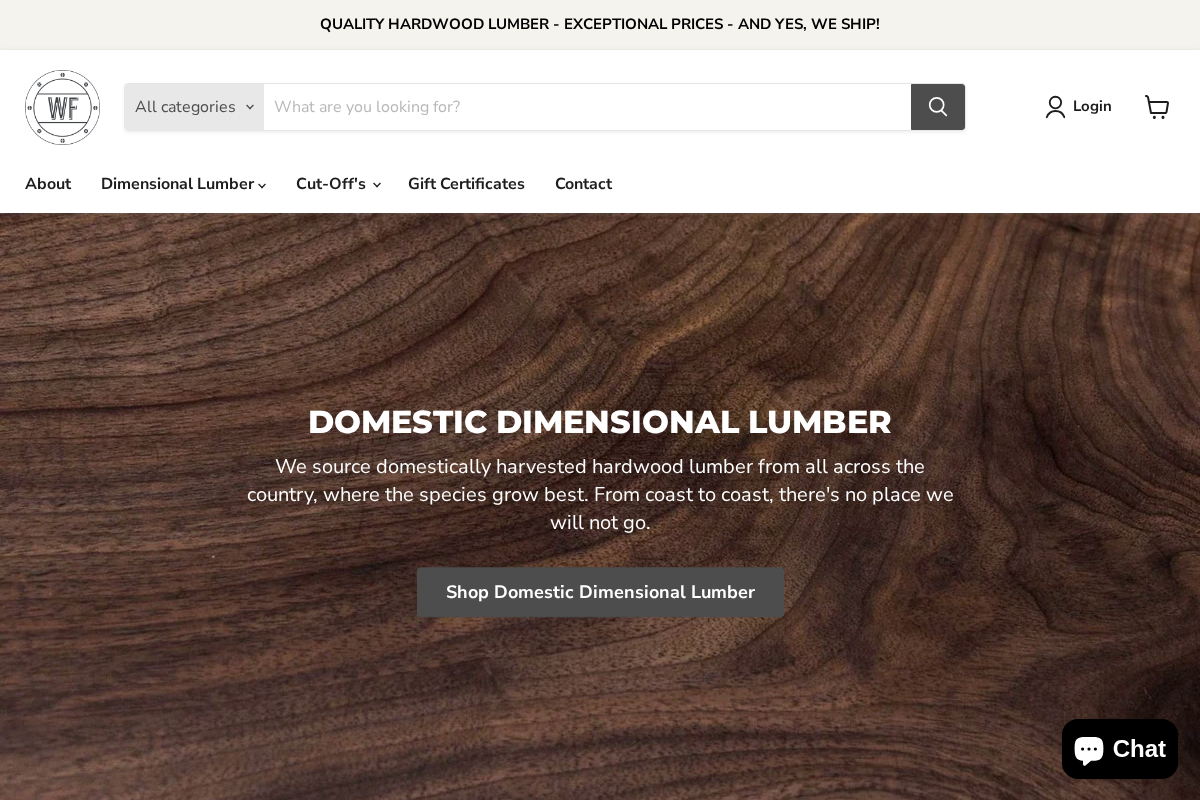 woodflippers.com homepage screenshot