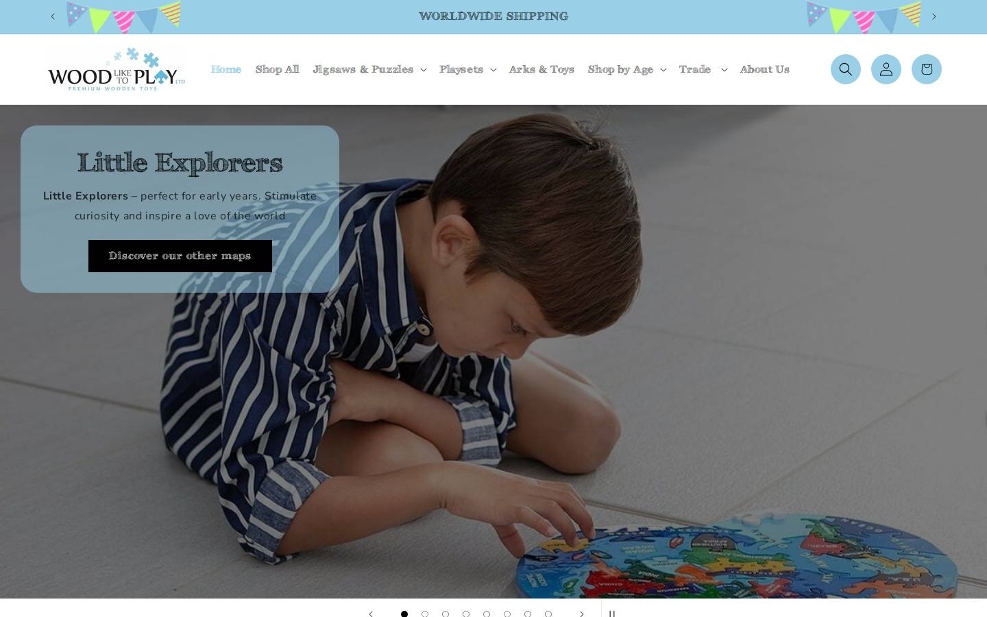 Woodliketoplay homepage screenshot