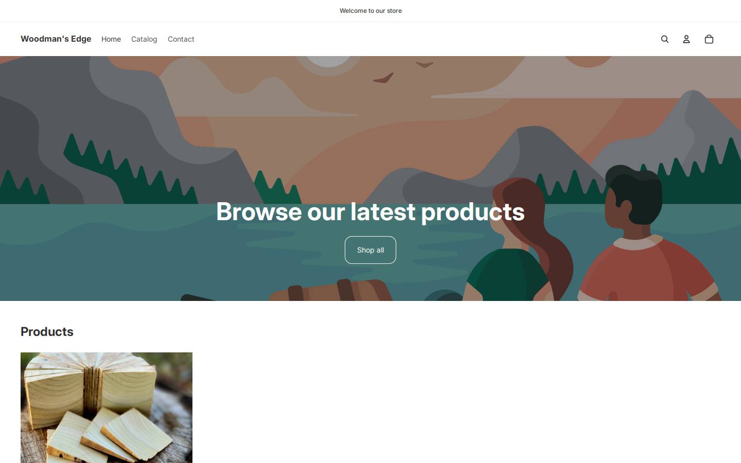 woodmansedge.com homepage screenshot