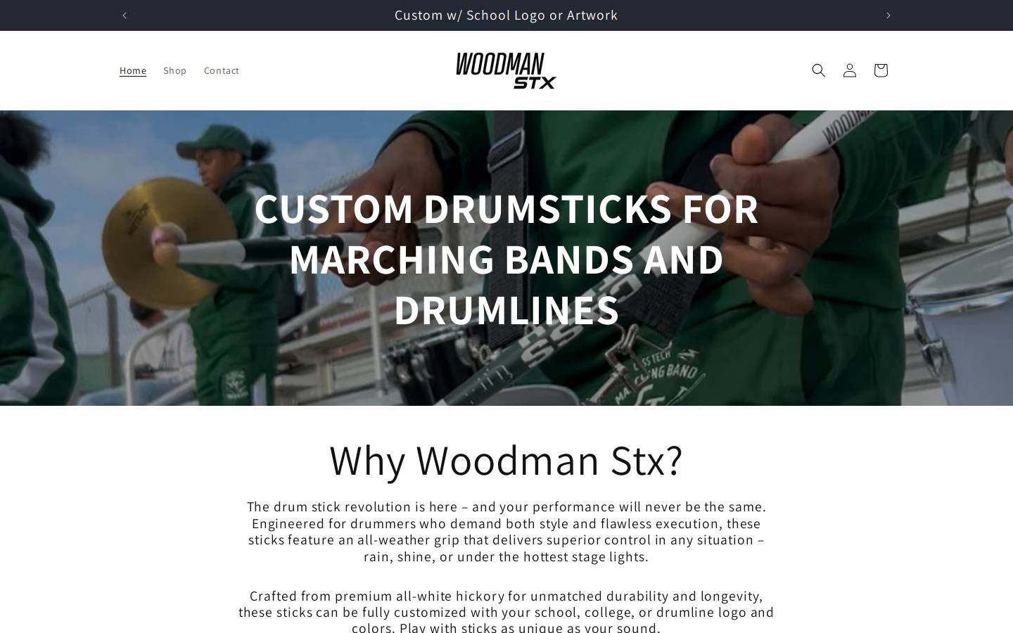 woodmanstx.com homepage screenshot