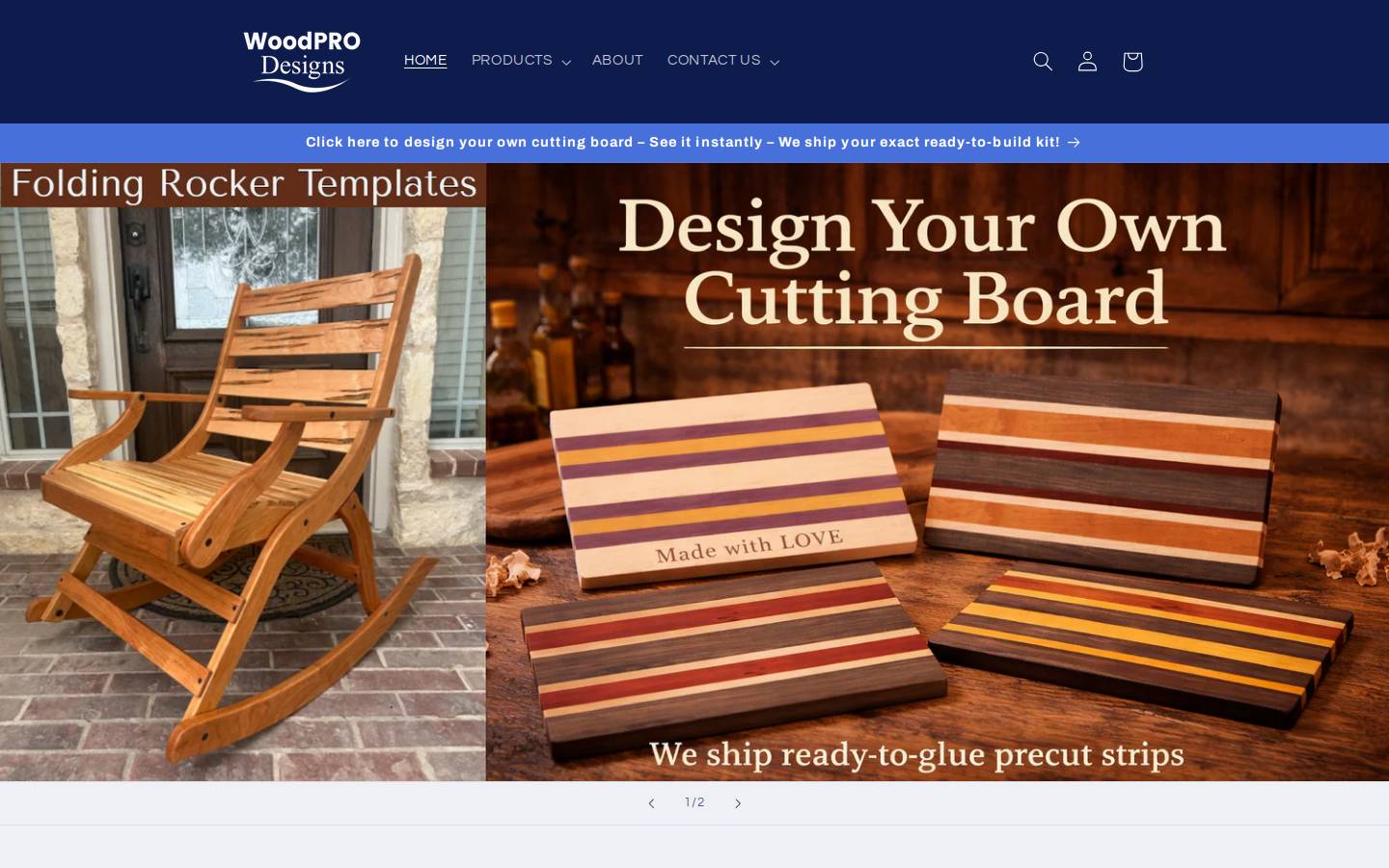 woodprodesigns.com homepage screenshot