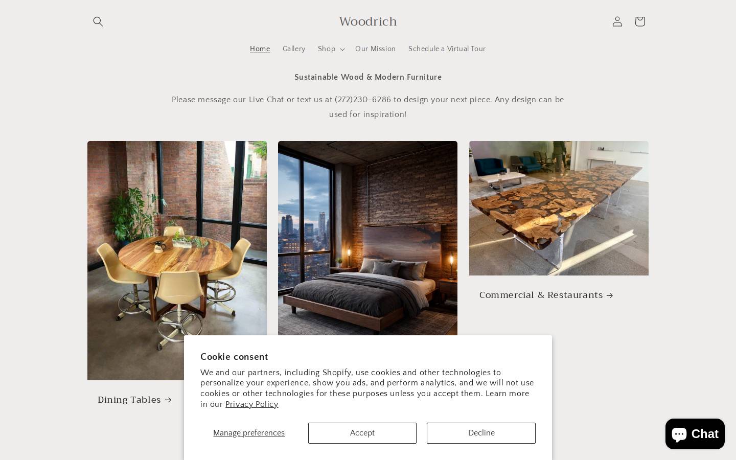 woodrichpa.com homepage screenshot