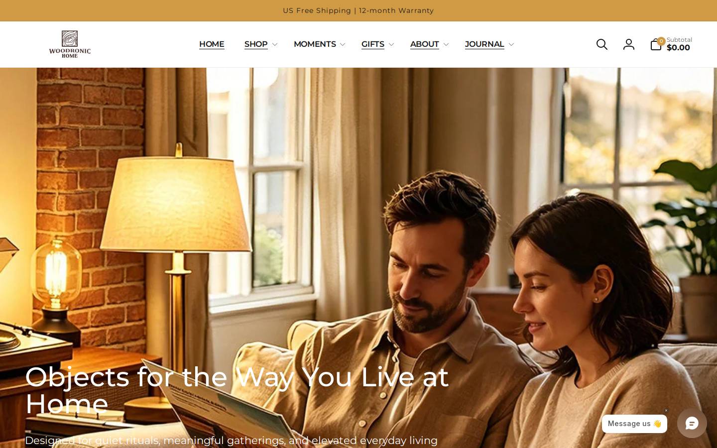 woodronic.com homepage screenshot