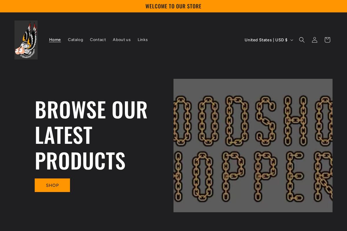 woodshopchoppers.com homepage screenshot