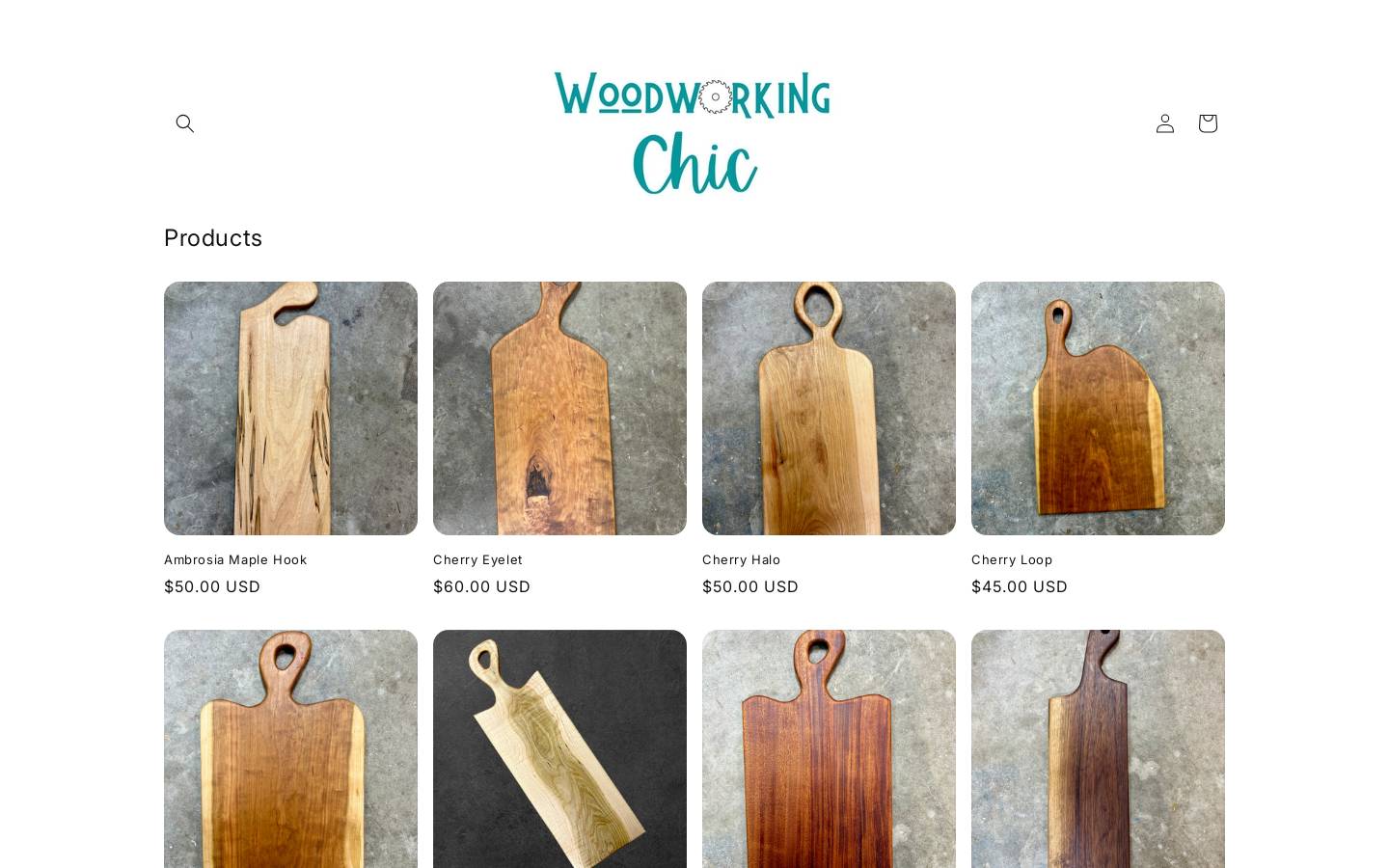 woodworkingchic.com homepage screenshot