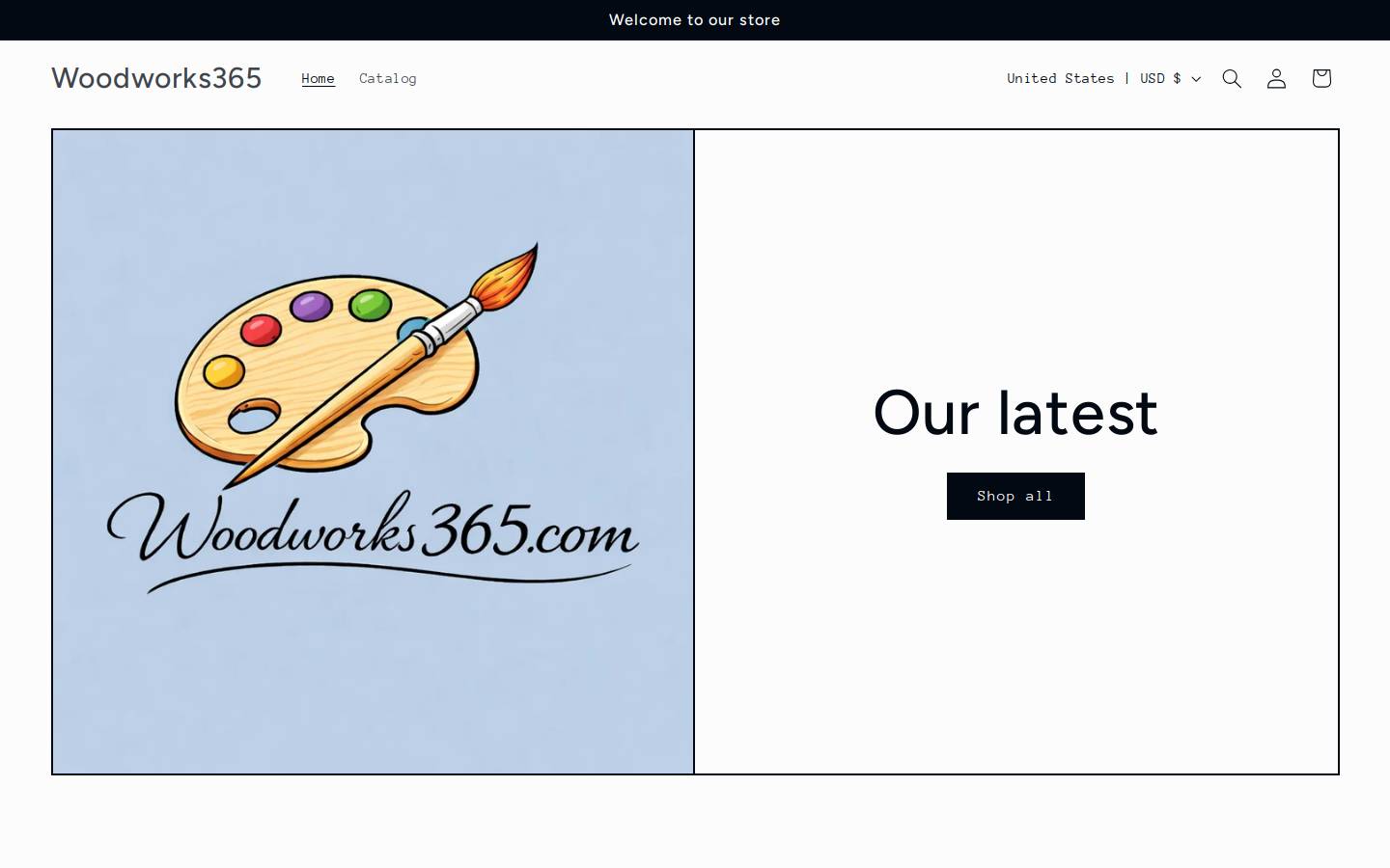 woodworks365.com homepage screenshot