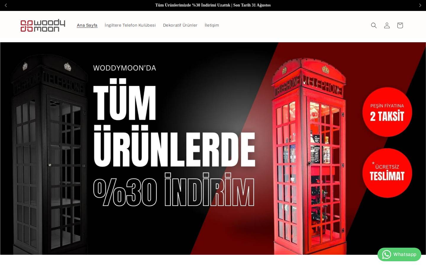 woodymoon.com homepage screenshot