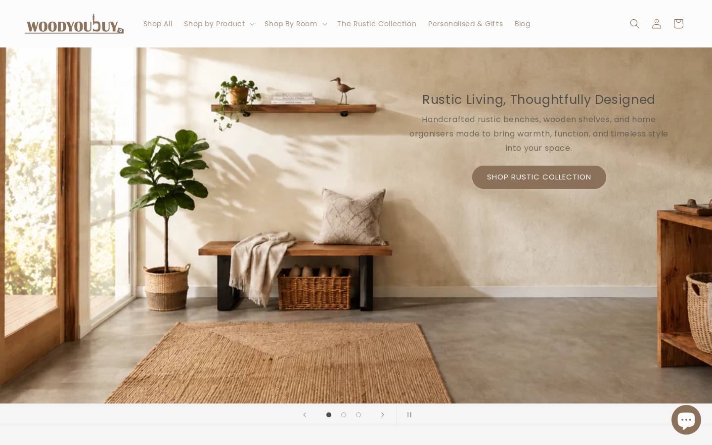 woodyoubuy.com.au homepage screenshot