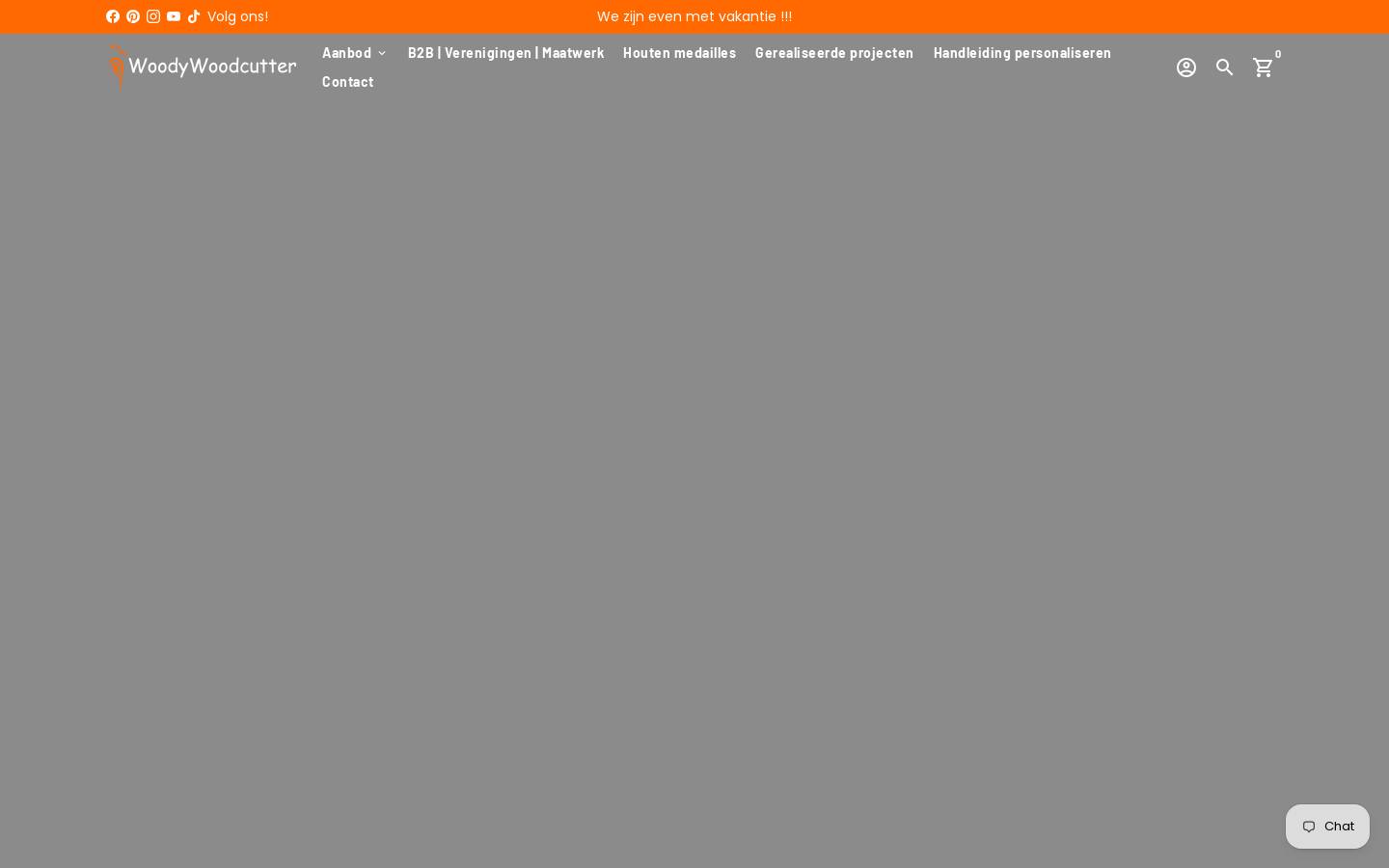 woodywoodcutter.nl homepage screenshot