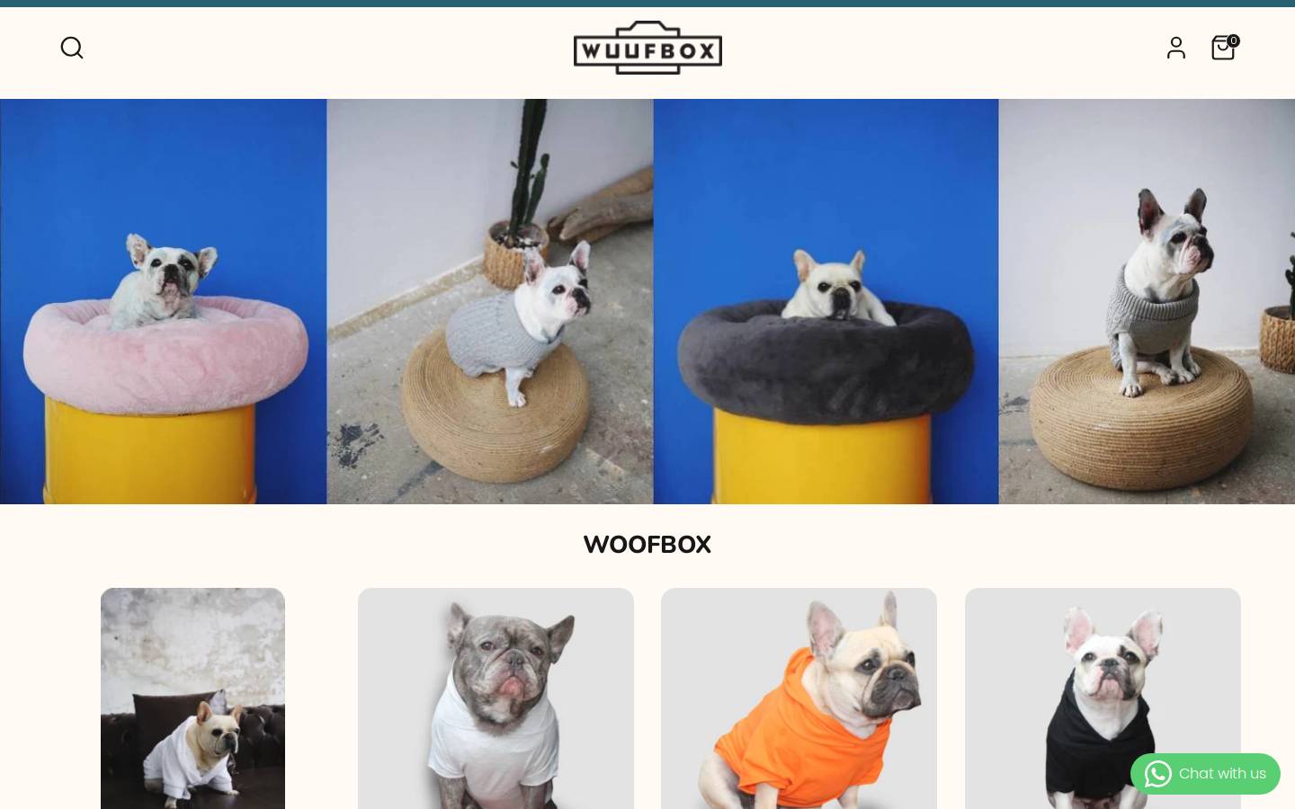 woofbox.co homepage screenshot