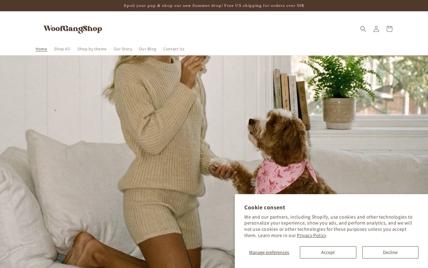 woofgangshop.co homepage screenshot