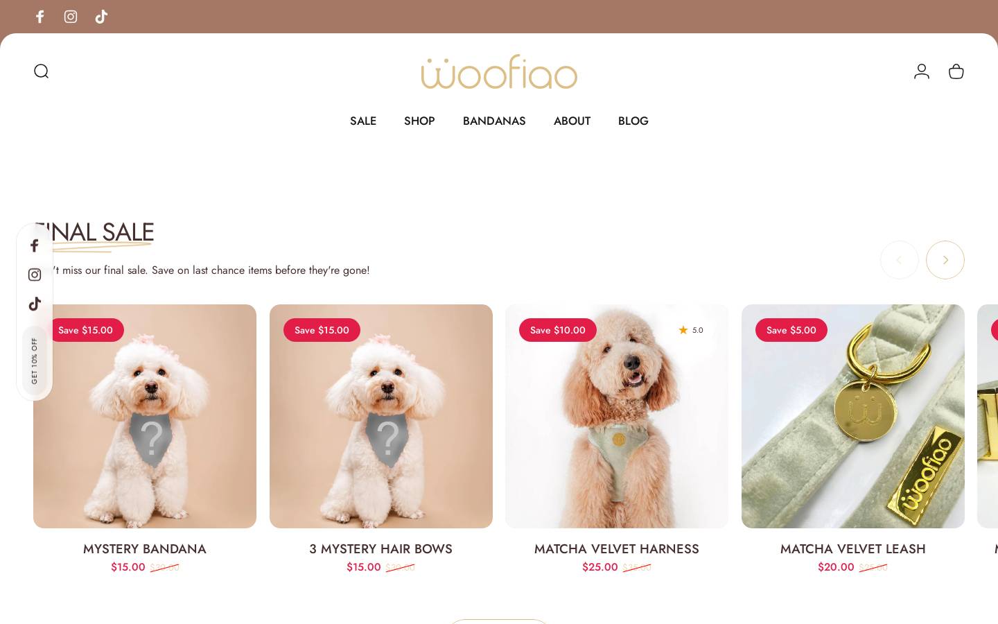 woofiao.com homepage screenshot