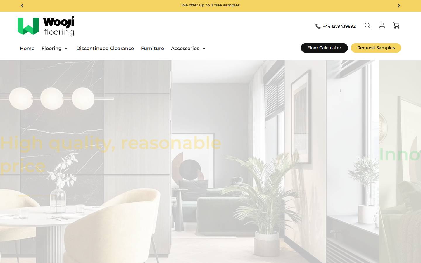 wooji.co.uk homepage screenshot