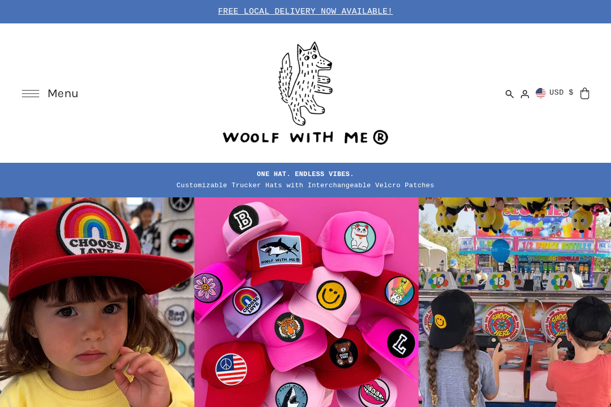 woolfwithme.com homepage screenshot