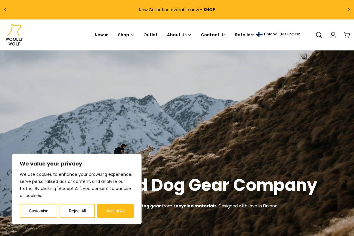 woollywolf.co homepage screenshot