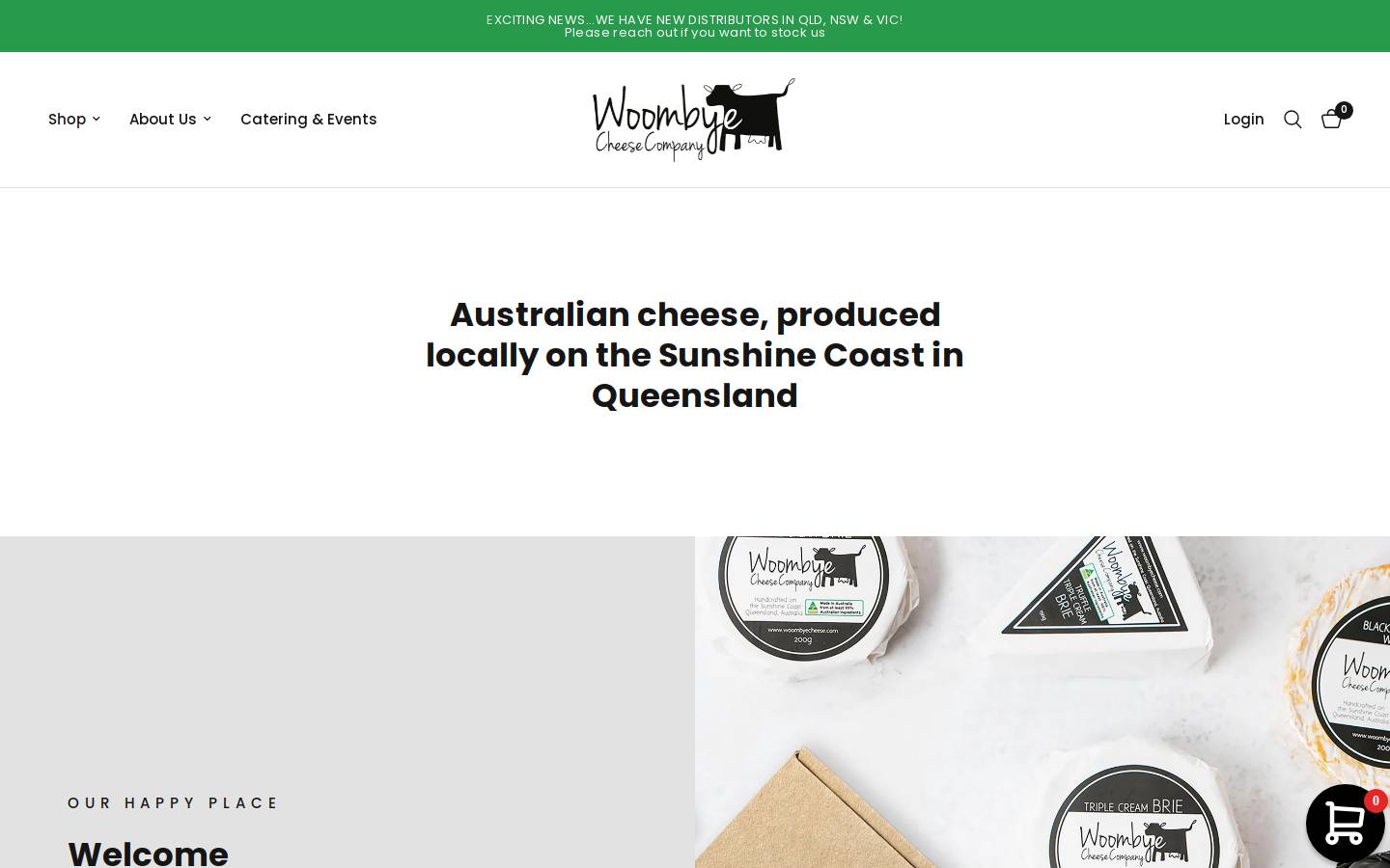 woombyecheese.com homepage screenshot