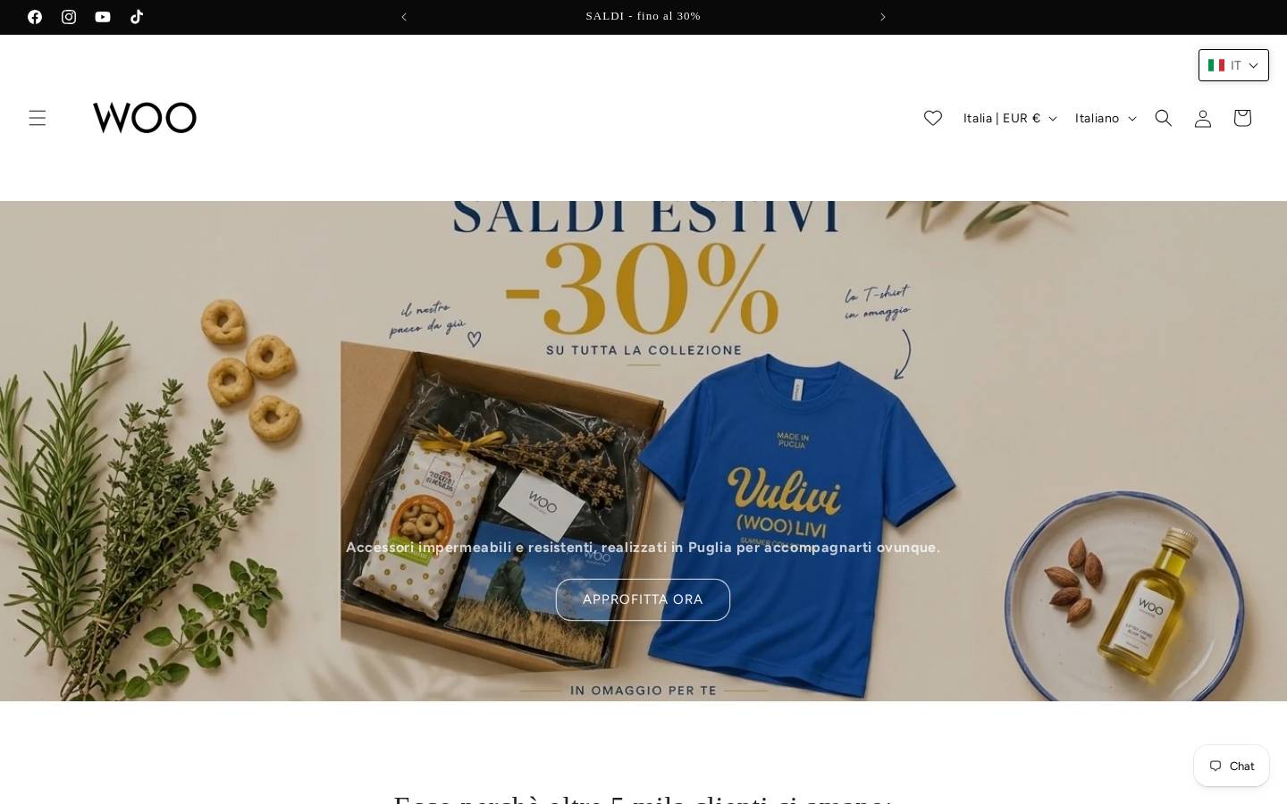 WOO di Giulia Petronella homepage screenshot