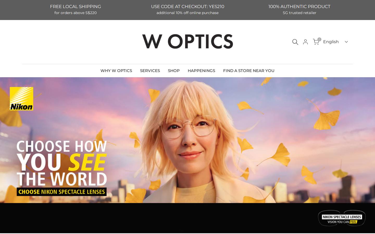 woptics.sg homepage screenshot
