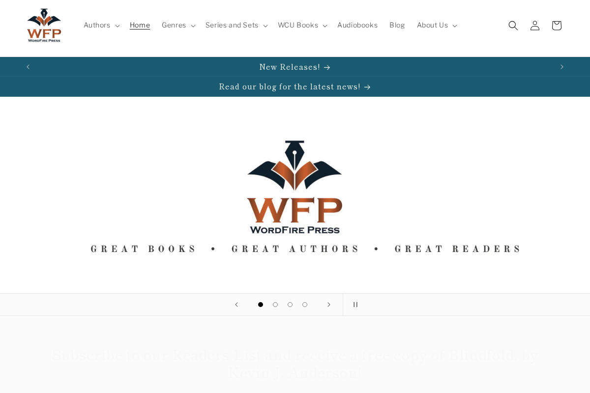 wordfirepress.com homepage screenshot