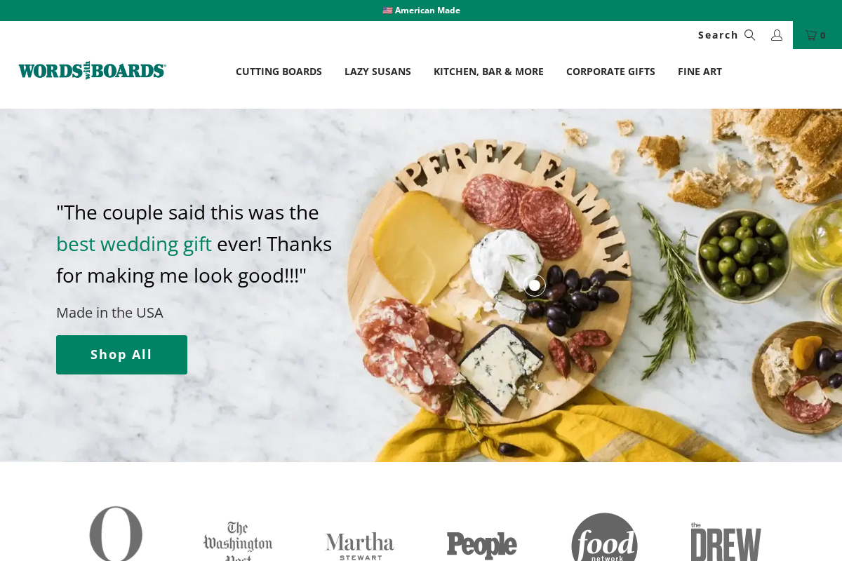 Words with Boards homepage screenshot