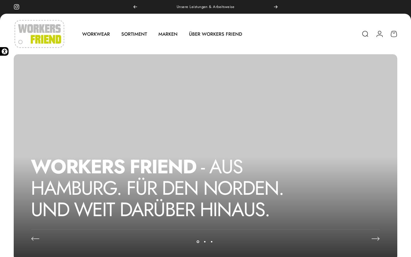 workers-friend.de homepage screenshot