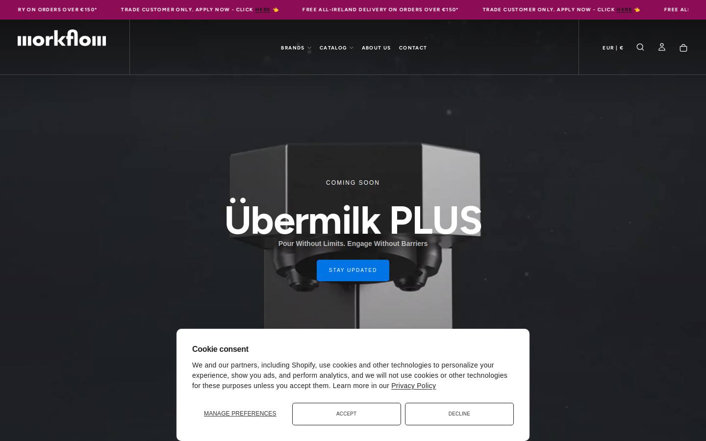 Workflow homepage screenshot
