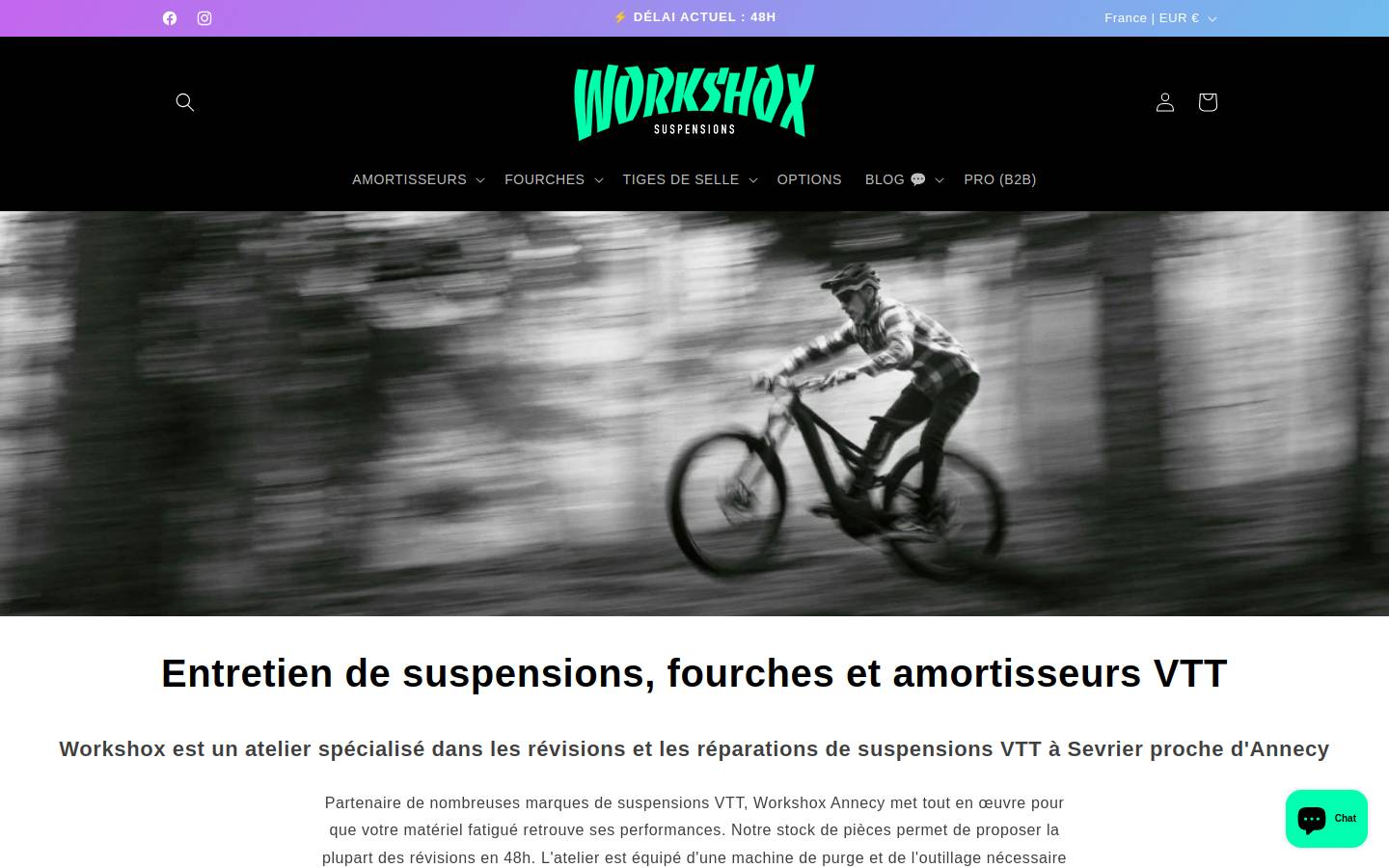 workshox.fr homepage screenshot