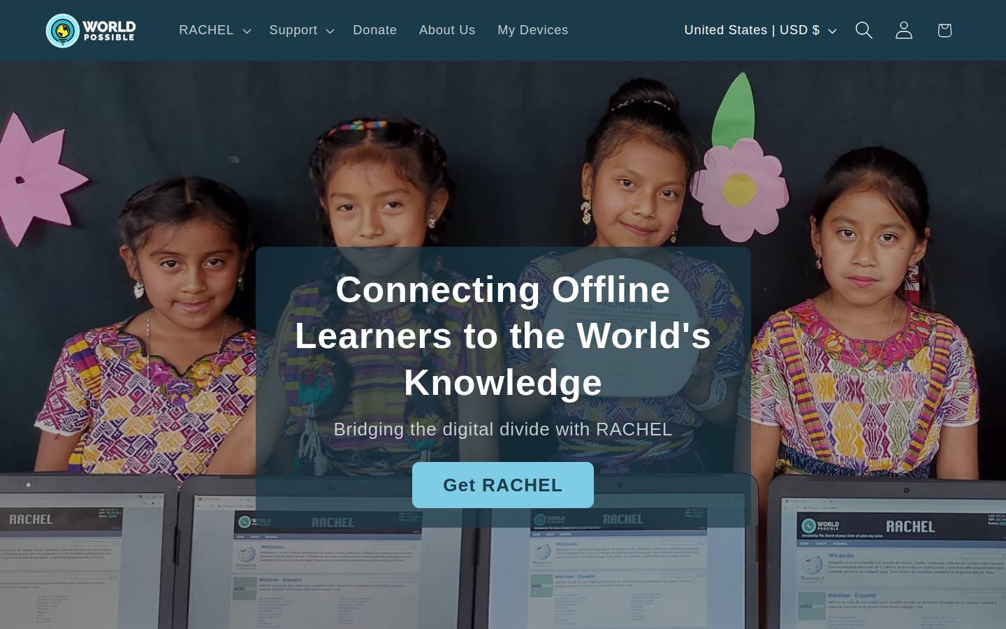 worldpossible.org homepage screenshot