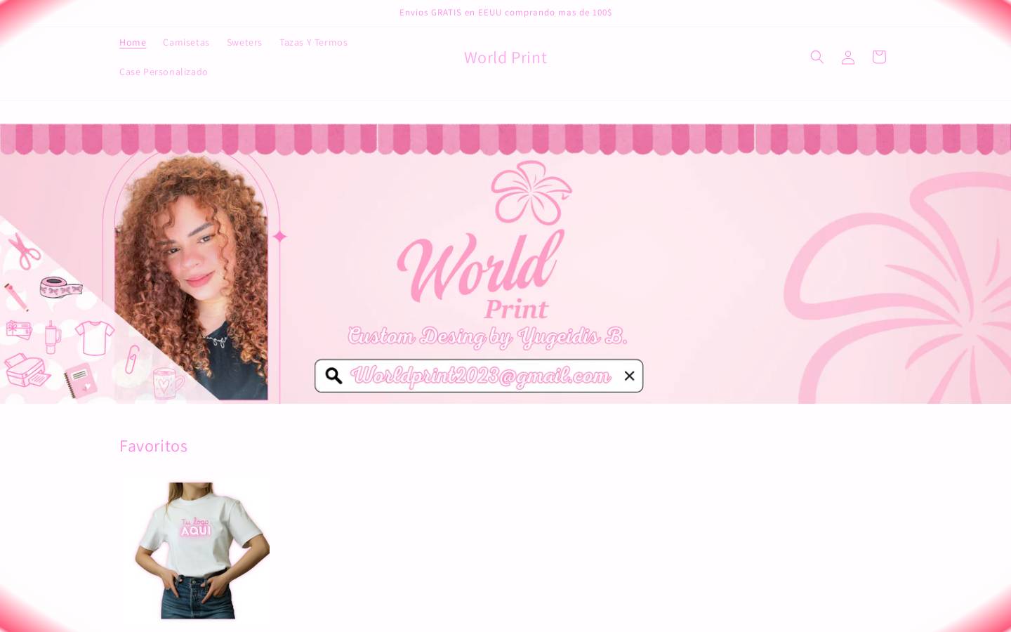 worldprintshop.com homepage screenshot