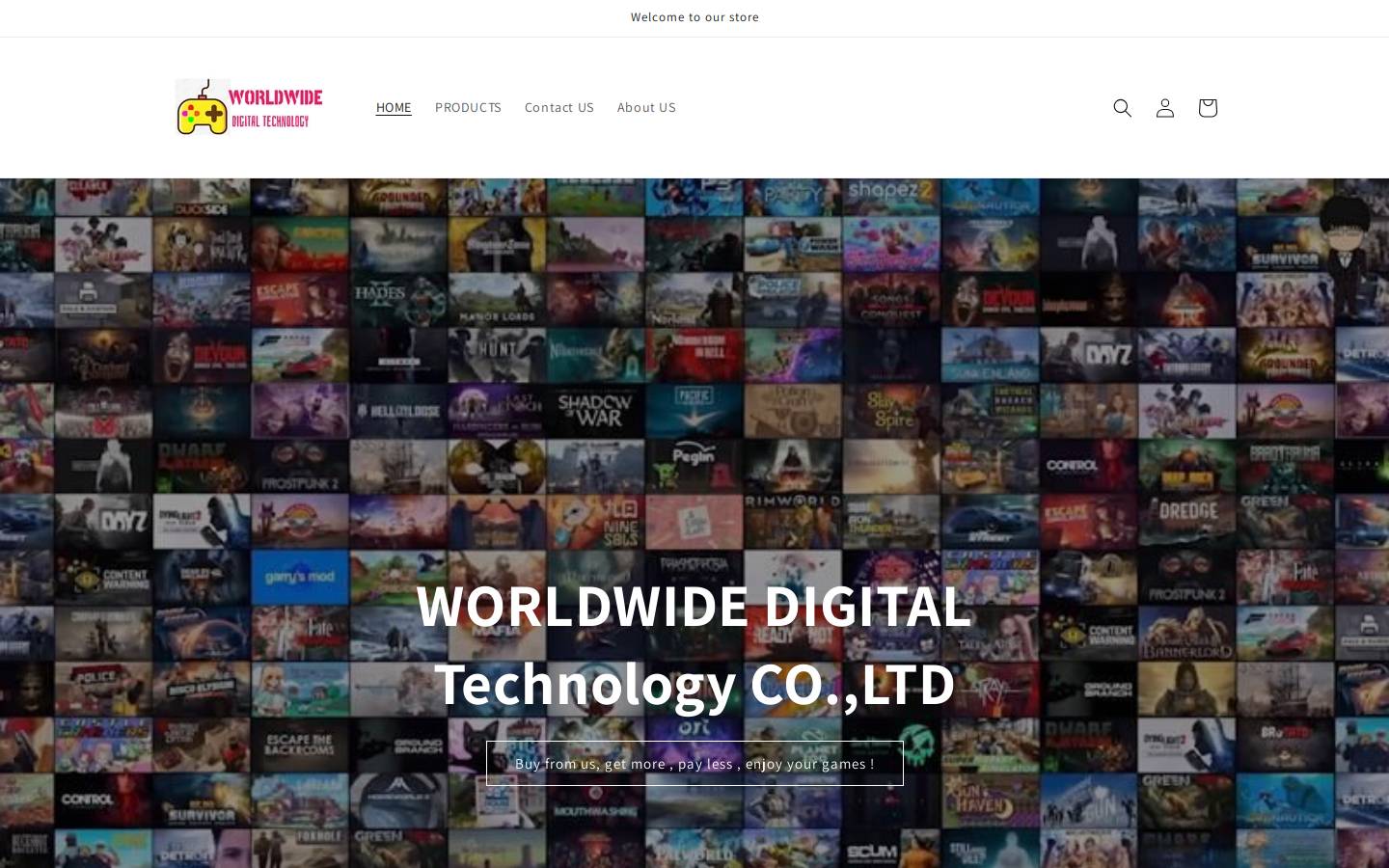 worldwide-goodsflying.com homepage screenshot