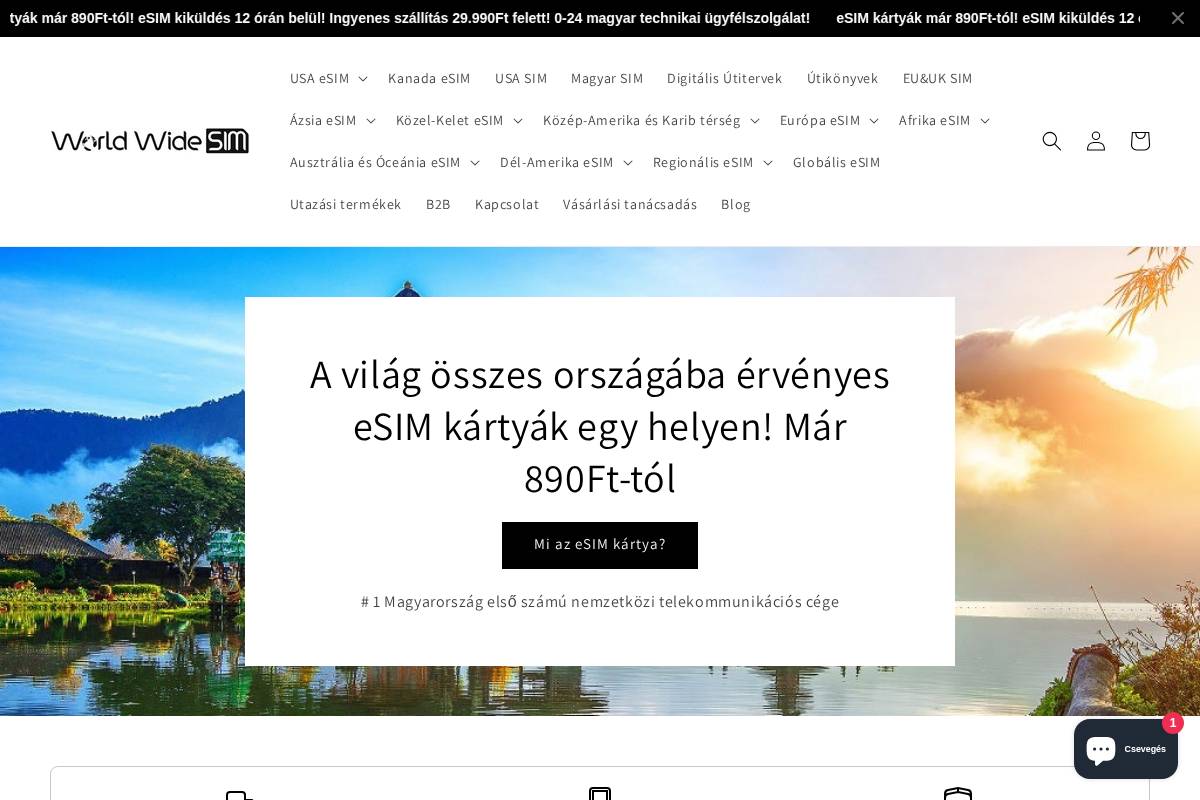 worldwidesimcardhu.com homepage screenshot
