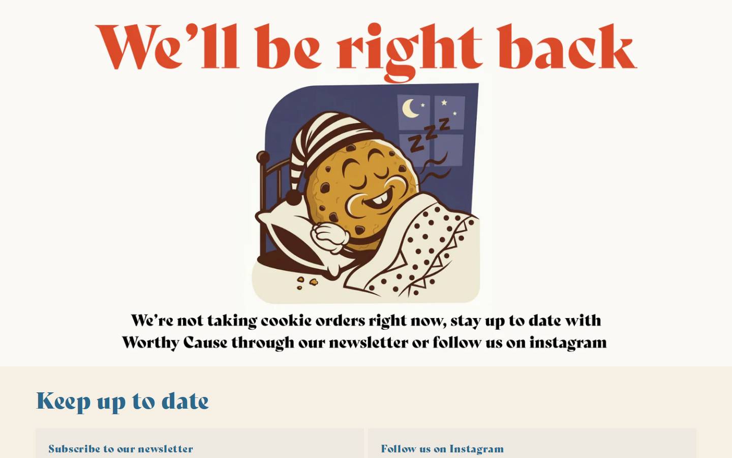 worthy-cause.com.au homepage screenshot