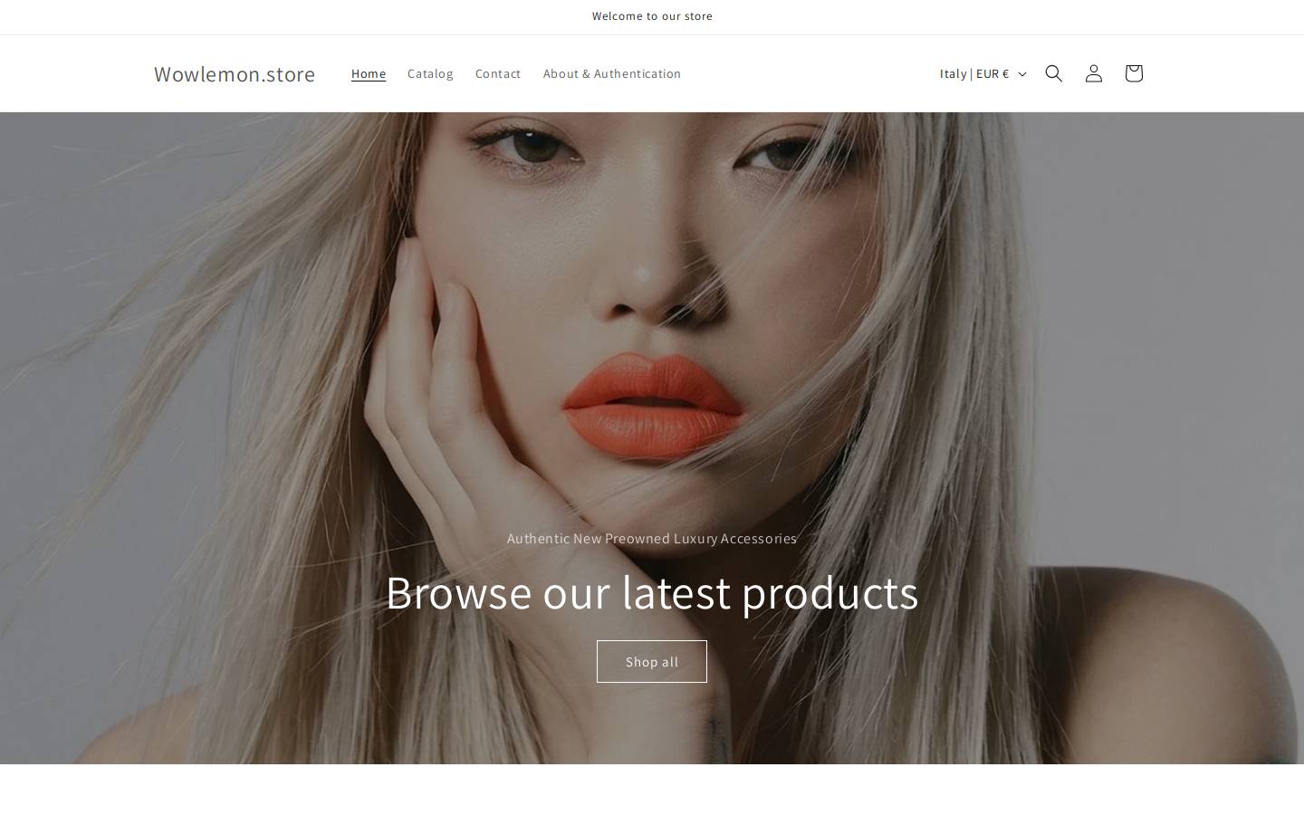 wowlemon.store homepage screenshot
