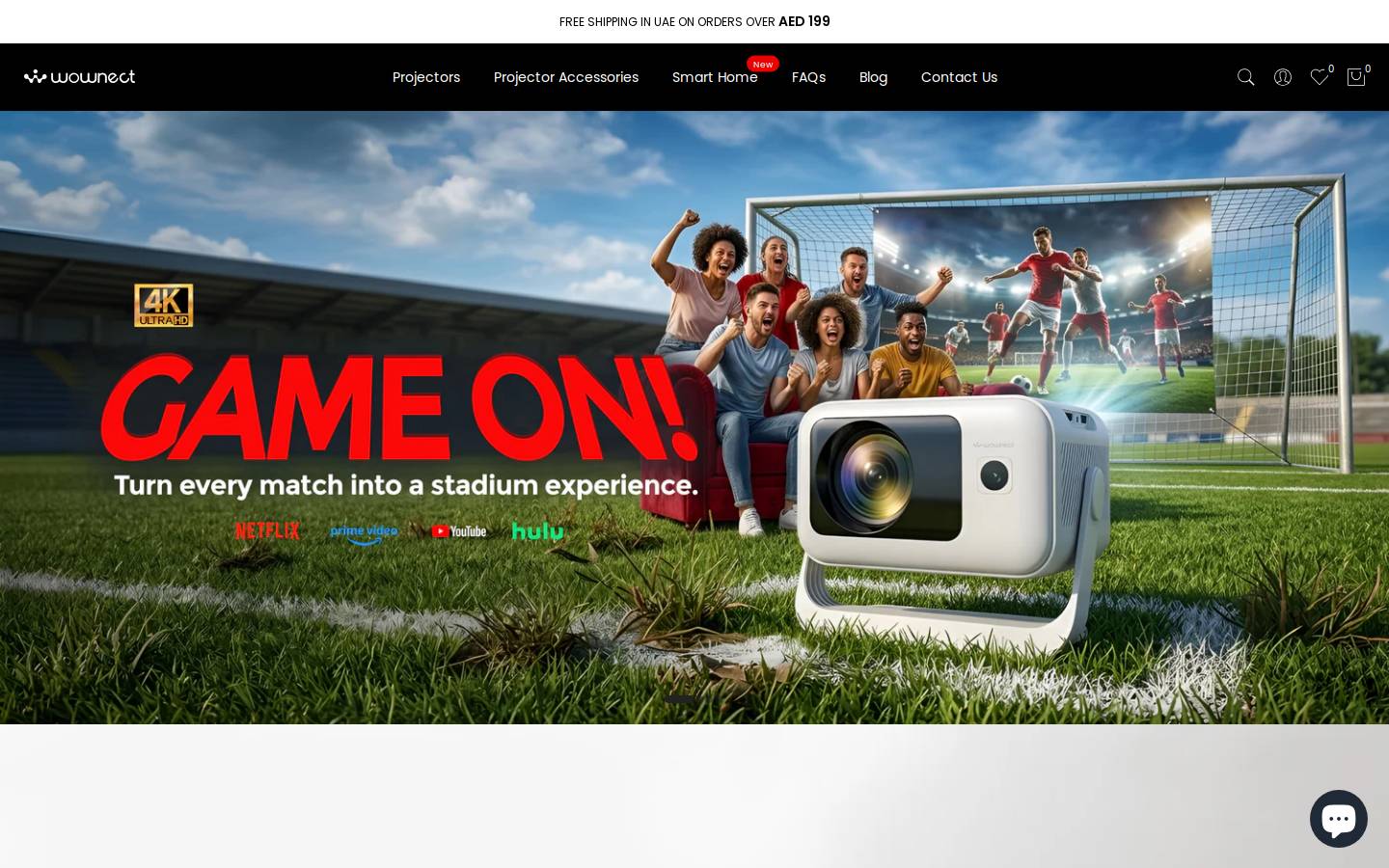 wownect.com homepage screenshot