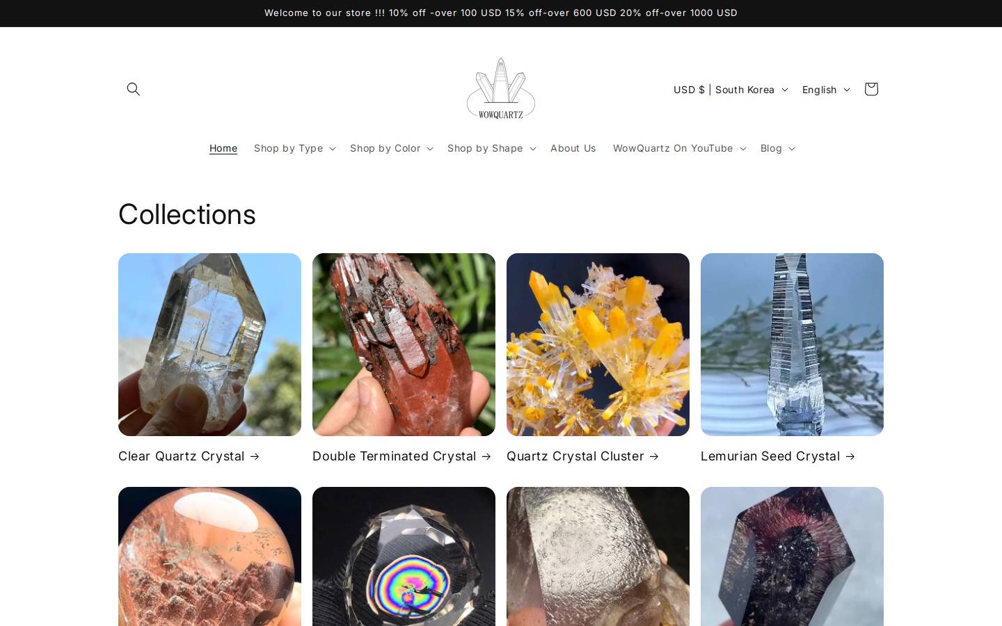 wowquartz.com homepage screenshot