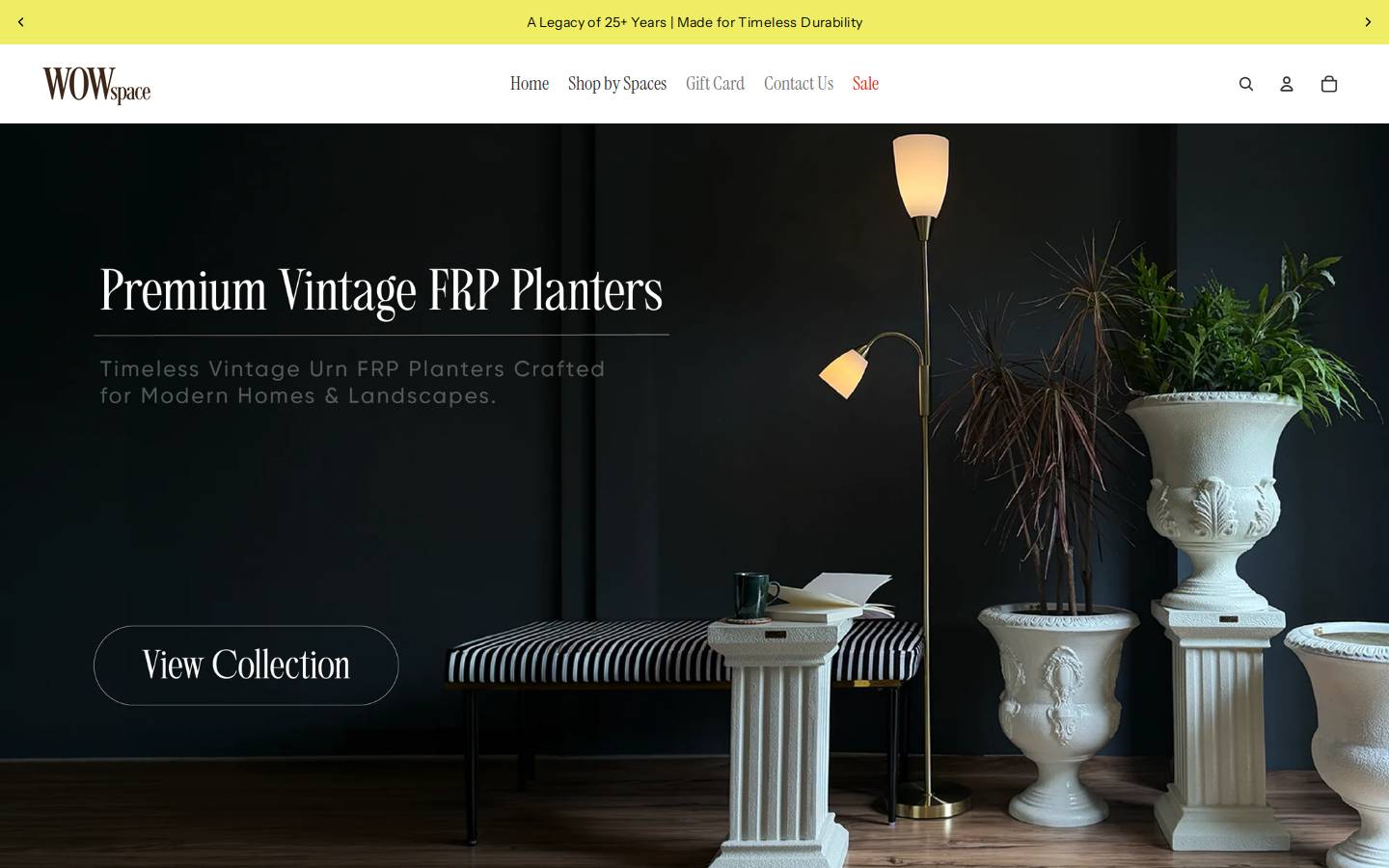 wowspace.store homepage screenshot
