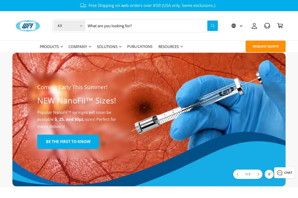 wpiinc.com homepage screenshot
