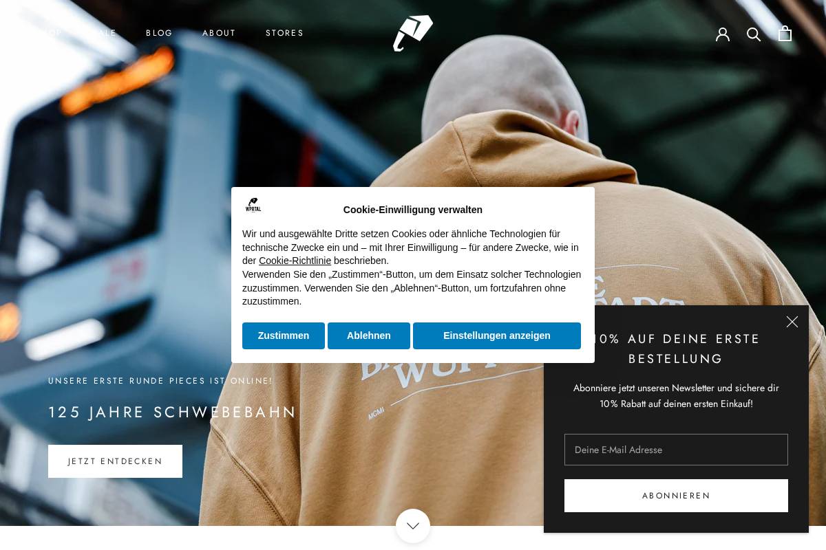 wprtal.de homepage screenshot