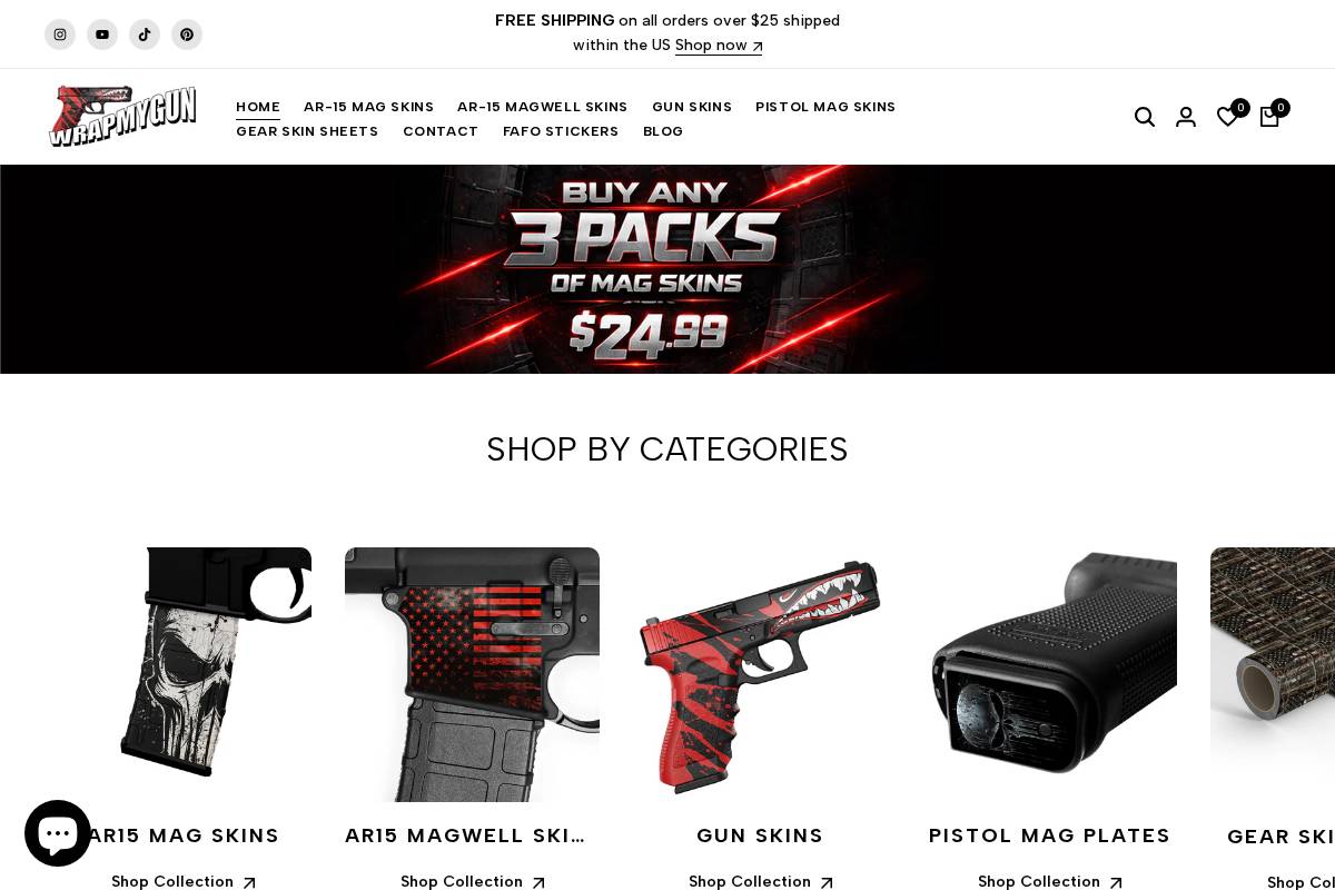 wrapmygun.com homepage screenshot