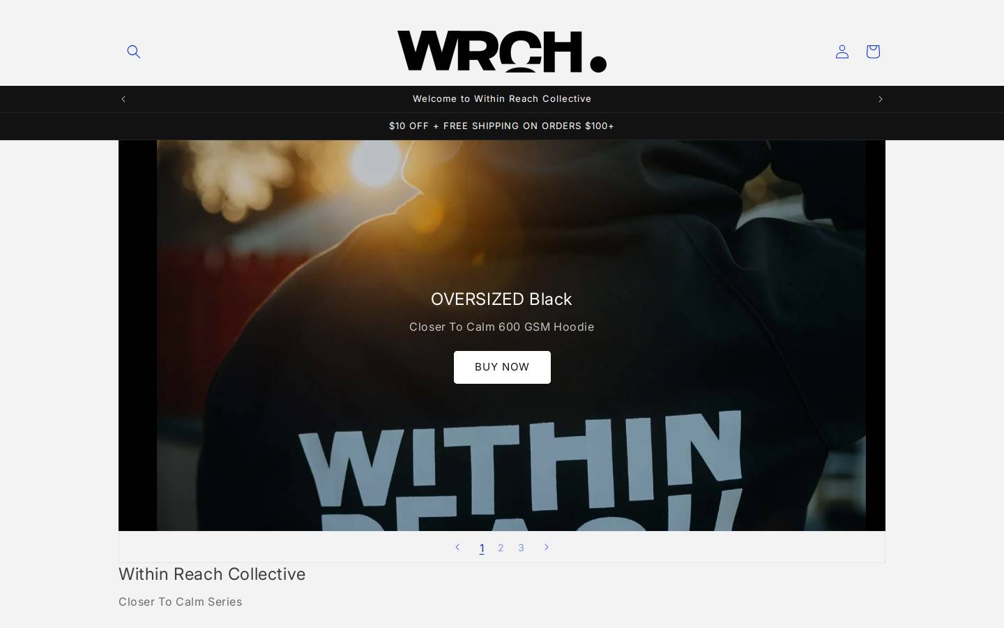 wrchcollective.store homepage screenshot