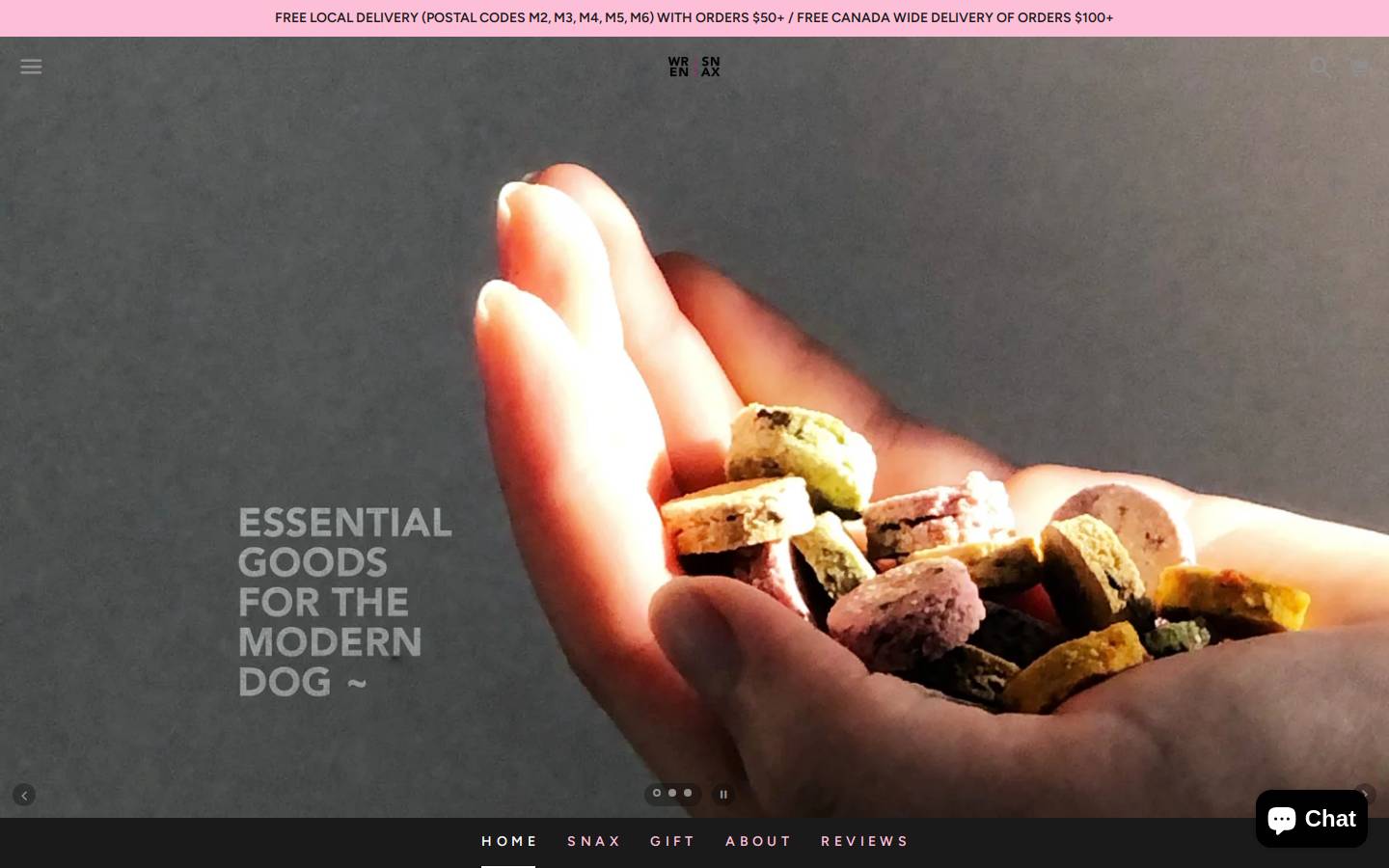 wrenbrands.com homepage screenshot