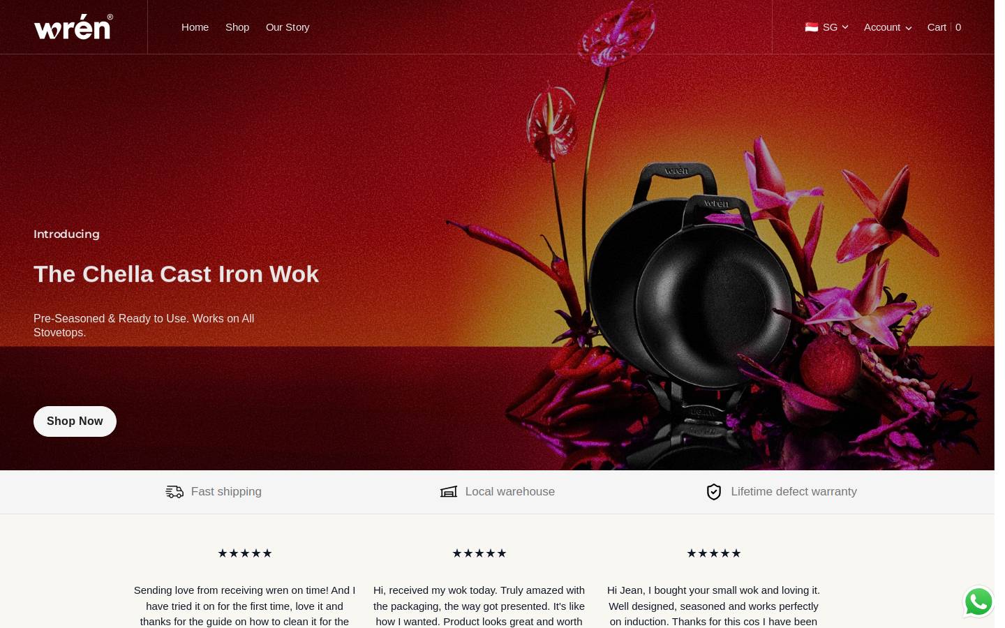 wrenonline.com homepage screenshot