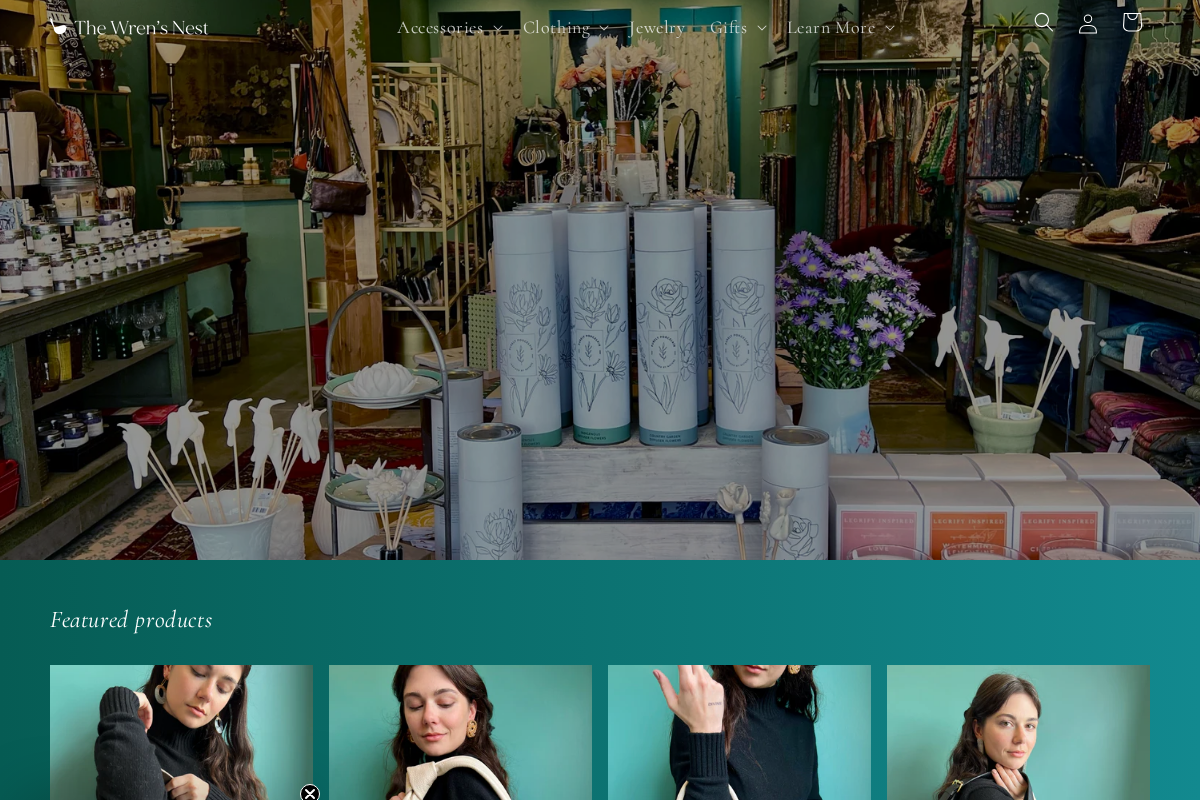 The Wren's Nest homepage screenshot