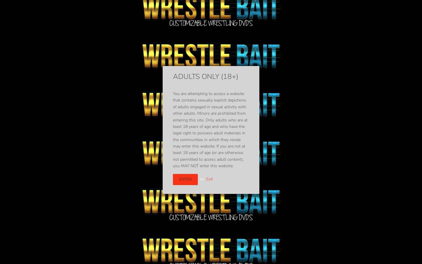 wrestlebait.com homepage screenshot