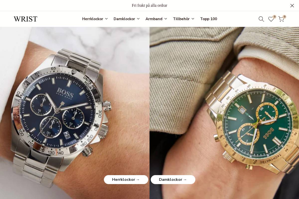 Wrist homepage screenshot