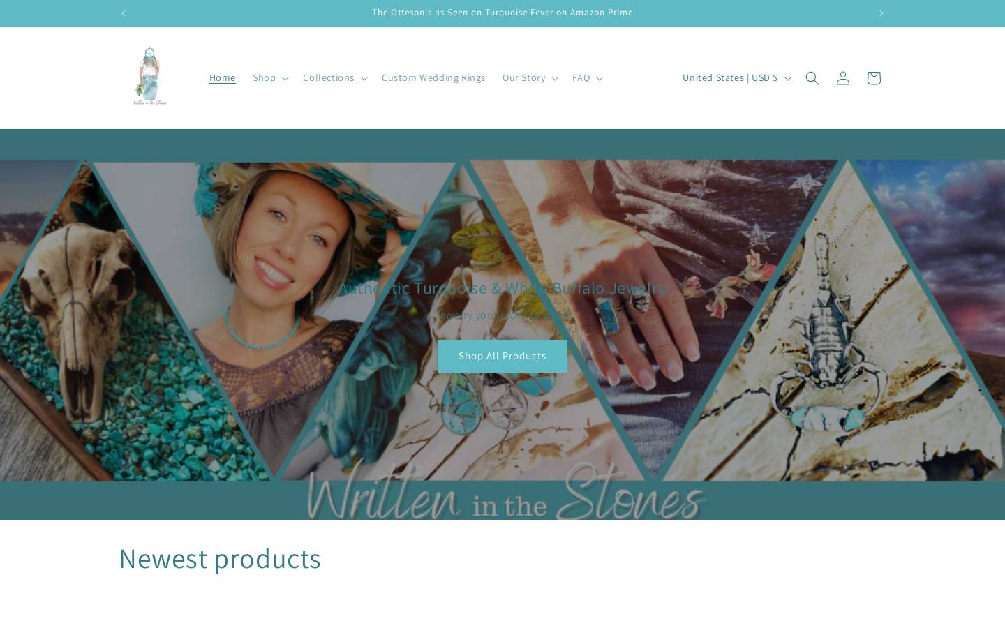 writteninthestones.com homepage screenshot