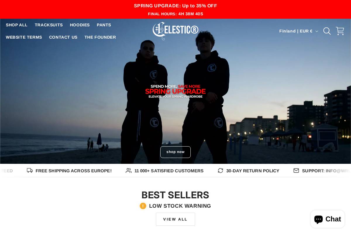 CELESTIC® homepage screenshot