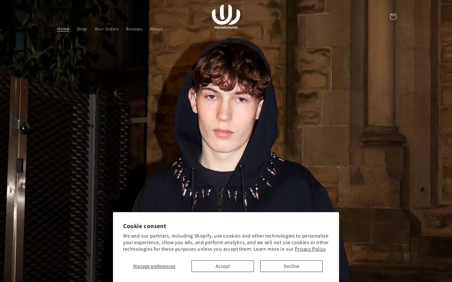 Wrldofupdates homepage screenshot